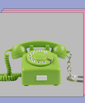 Llavero Teléfono Retro